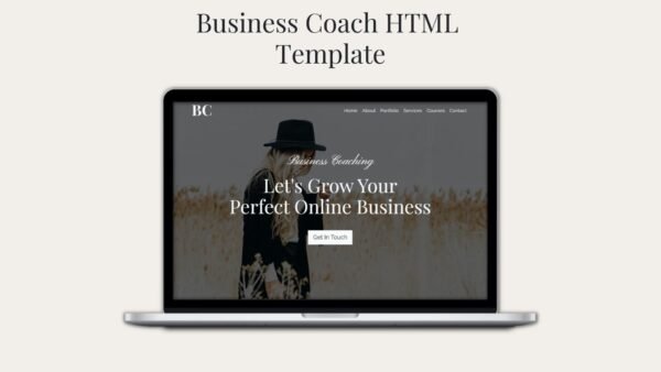 Business Coach HTML Template - Responsive Business Coaching Multi-Page Website - Bootstrap 5