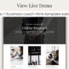 Business Coach HTML Template - Responsive Business Coaching Multi-Page Website - Bootstrap 5