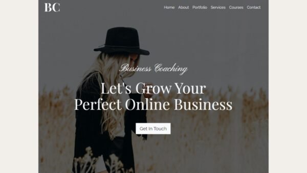 Business Coach HTML Website Template