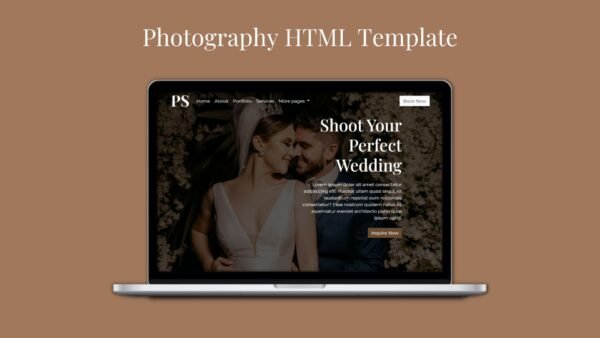 Photography HTML Template - Responsive Photographer Multi Page Website Bootstrap 5 Web Design