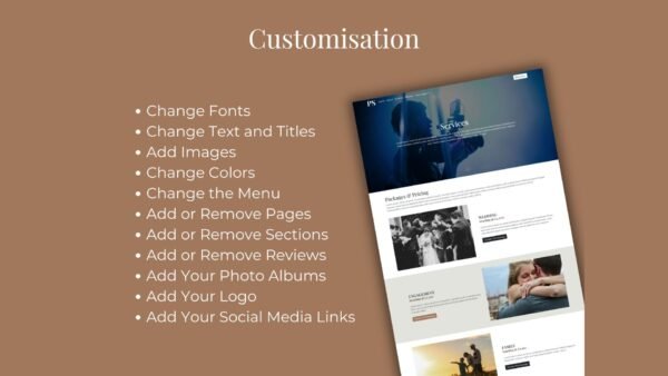 Photography HTML Template - Responsive Photographer Multi Page Website Bootstrap 5 Web Design