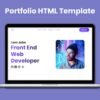 Modern Portfolio HTML Template - Responsive Landing Page Bootstrap 5 Design