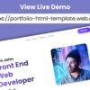Modern Portfolio HTML Template - Responsive Landing Page Bootstrap 5 Design